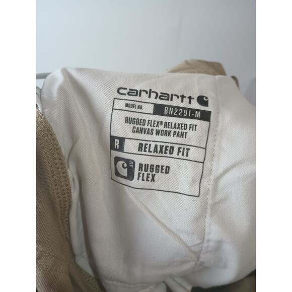 Carhartt Rugged Flex Relaxed Fit Canvas Work Pant Men's 35 x 30 - Picture 6 of 7